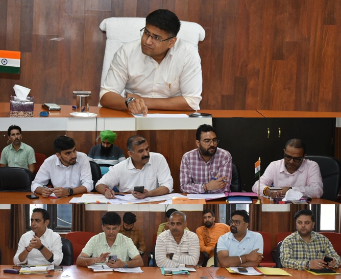 'DC Reasi reviews progress on removal of forest encroachments, demarcation of forest boundaries '